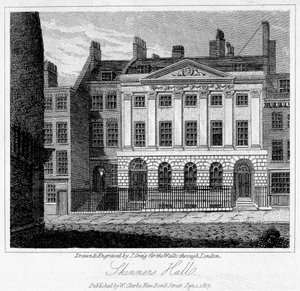 Skinners Hall, Londres, 1817
