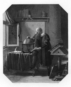 Petrus Plancius, astronome, cartographe et clergyman néerlandais, vers 1870