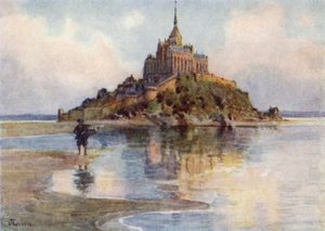 Mont St Michel depuis Tombelaine, soir