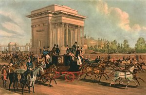 Hyde Park Corner, vers 1838