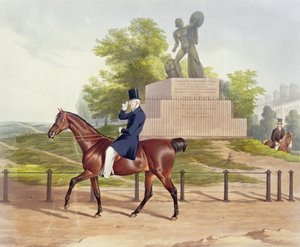 Vue de Hyde Park, gravée par J. Wilson, 1852
