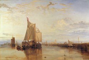 Dort ou Dordrecht - Le bateau de Dort de Rotterdam calmé - Joseph Mallord William Turner
