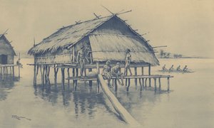 Village marin de Nouvelle-Guinée