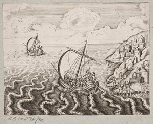 Illustration pour Adam Olearius, "Persianischer Rosenthal von einem Sinnreichen Poeten Schich Saadi [...]", Schleswig 1660 - J. Muller