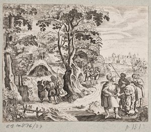 Illustration pour Adam Olearius, “Persianischer Rosenthal von einem Sinnreichen Poeten Schich Saadi […]”, Schleswig 1660 - J. Muller