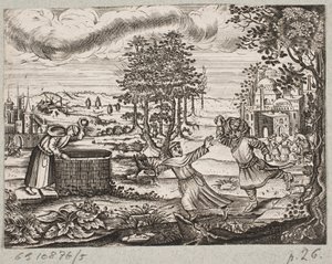 Illustration pour Adam Olearius, "Persianischer Rosenthal von einem Sinnreichen Poeten Schich Saadi [...]", Schleswig 1660 - J. Muller