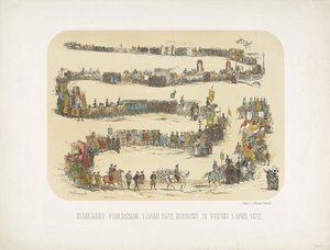 Libération des Pays-Bas le 1er avril 1572. Commémorée à Utrecht le 1er avril 1872 - J. Nikerk