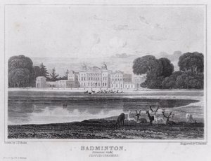 Badminton, vue générale, Gloucestershire