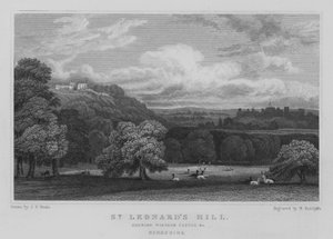 Colline de St Leonard, montrant le Château de Windsor, etc., Berkshire
