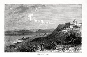 Mont Carmel, Israël, XIXe siècle