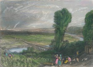 Ponts de Saint-Cloud et Sèvres, vers 1835 - J Radclyffe