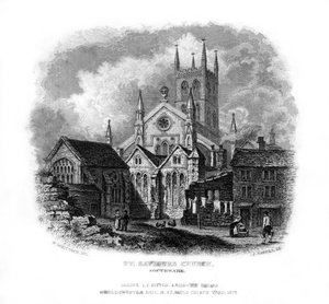 Église St Saviour, Southwark, Londres, 1829