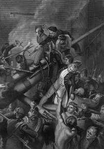 La mort du capitaine Faulknor, 1795 vers 1857