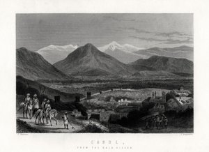 Kaboul, depuis le Bala Hissar, 1883 - J. Stephenson