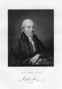 Adam Clarke vers 1760-1832, théologien méthodiste britannique et érudit biblique, 19ème siècle