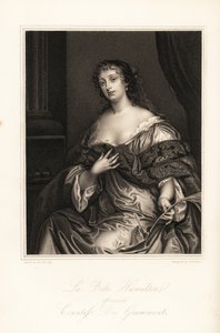 Elizabeth Hamilton, La Belle Hamilton, plus tard comtesse de Grammont, épouse de Philibert de Grammont, une des beautés de Windsor - J. Thomson