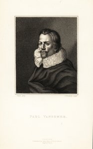 Portrait de Paul van Somer, artiste flamand et peintre de cour du roi Jacques Ier d