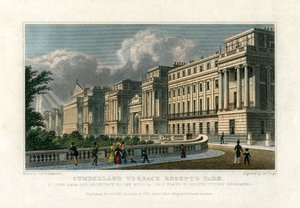 Cumberland Terrace, Regents Park, Londres, 1827 - J. Tingle