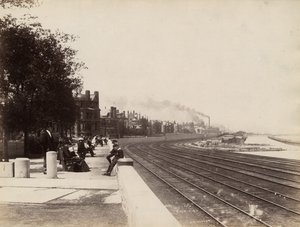 Vue de la 35e rue vers le nord, Chicago, c.1888 - J. W. Taylor