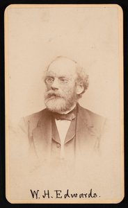 Portrait de William Henry Edwards 1822-1909, vers 1870-1880 - J and W Vincent