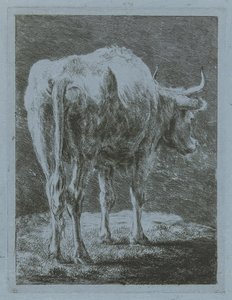 Vache dans un paysage - Jabes Heenck