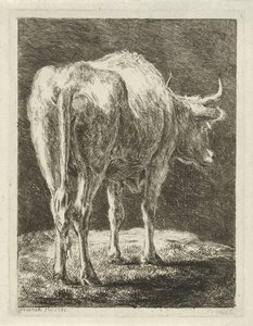Vache dans un paysage - Jabes Heenck