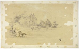 Lande de Sainte-Anne avec bâtiment