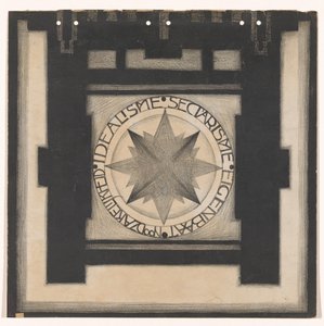 Dos de la couverture Wendingen 1920