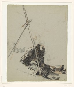 Un moissonneur - Jac van Looij (signed by artist)