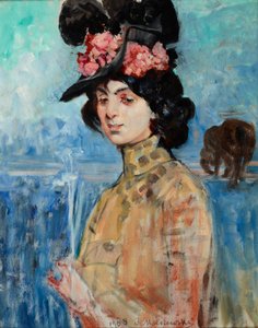 Portrait de Zofia Atteslander - Jacek Malczewski