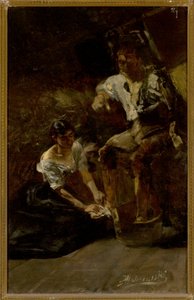 Lavement des pieds (scène sibérienne) - Jacek Malczewski