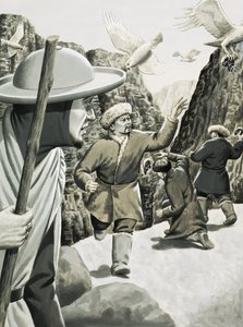 Soldats chinois ( ) non identifiés attaqués par des oiseaux - Jack Keay