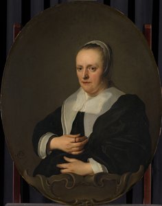 Portrait de Sara de Bie, deuxième épouse de Jan Lutma