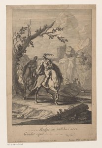Cavaliers traversant la vallée - Jacob Andreas Fridrich (I)