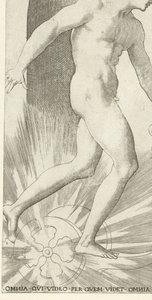 Apollon avec une couronne de laurier sur un char - Jacob Binck