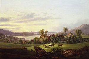 Vue sur Bergen depuis Haukeland - Jacob Calmeyer