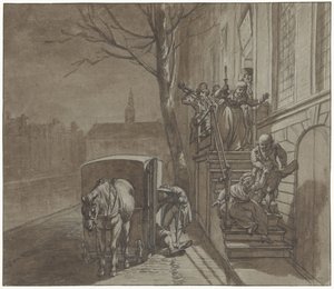 Les amis quittent la maison de Haazel