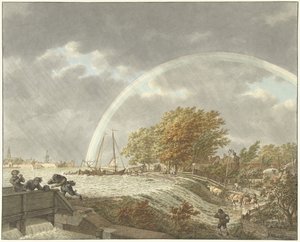 Automne, soir et eau