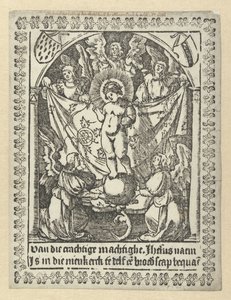 Image de prière pour la confrérie de Jésus - Jacob Cornelisz van Oostsanen (school of)