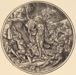 La Résurrection et les Saintes Femmes en route vers le Sépulcre du Christ - Jacob Cornelisz van Oostsanen