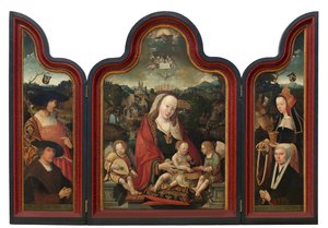 Triptyque de Pompeius Otto et sa femme Gerbich Claesdr