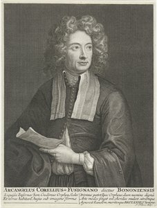 Portrait du compositeur et violoniste Arcangelo Corelli - Jacob Folkema