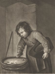 Garçon jouant aux billes - Jacob Gole