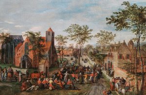 Fête de village, années 1580