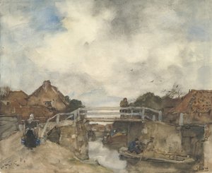 Canal hollandais, Rijswijk, seconde moitié du 19ème siècle