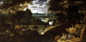 Orphée charmant les animaux, 1601