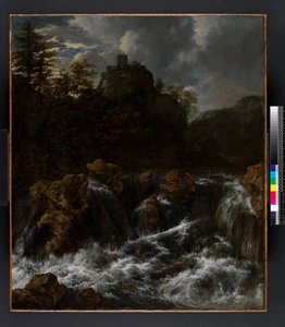 Paysage avec cascade, avant 1682 - Jacob van Ruisdael