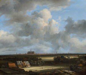 Vue de Haarlem avec des Blanchisseries, c.1670-75