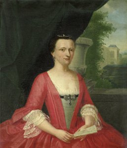 Jacoba Maria van Bueren dite van Regteren (1718-91), épouse de Johan Willem Parker - Jacob Jan Nachenius