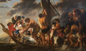 Le Denier du tribut. La pêche miraculeuse de Pierre. (aussi : Traversée vers Anvers). Vers 1623